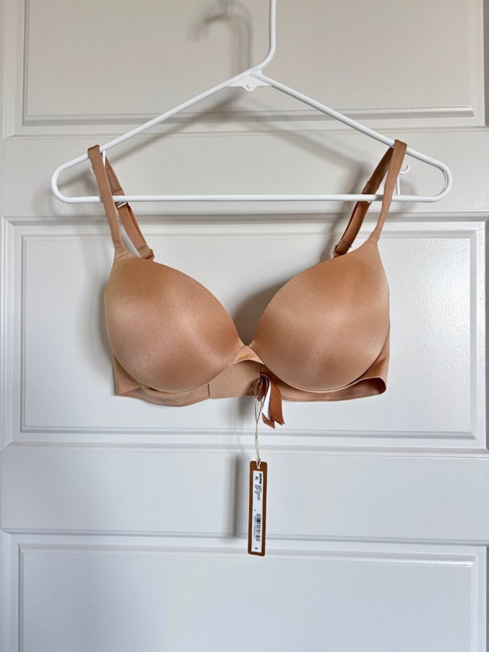 SKIMS Ultimate Push Up Plunge Bra 36C Clay New With Tags